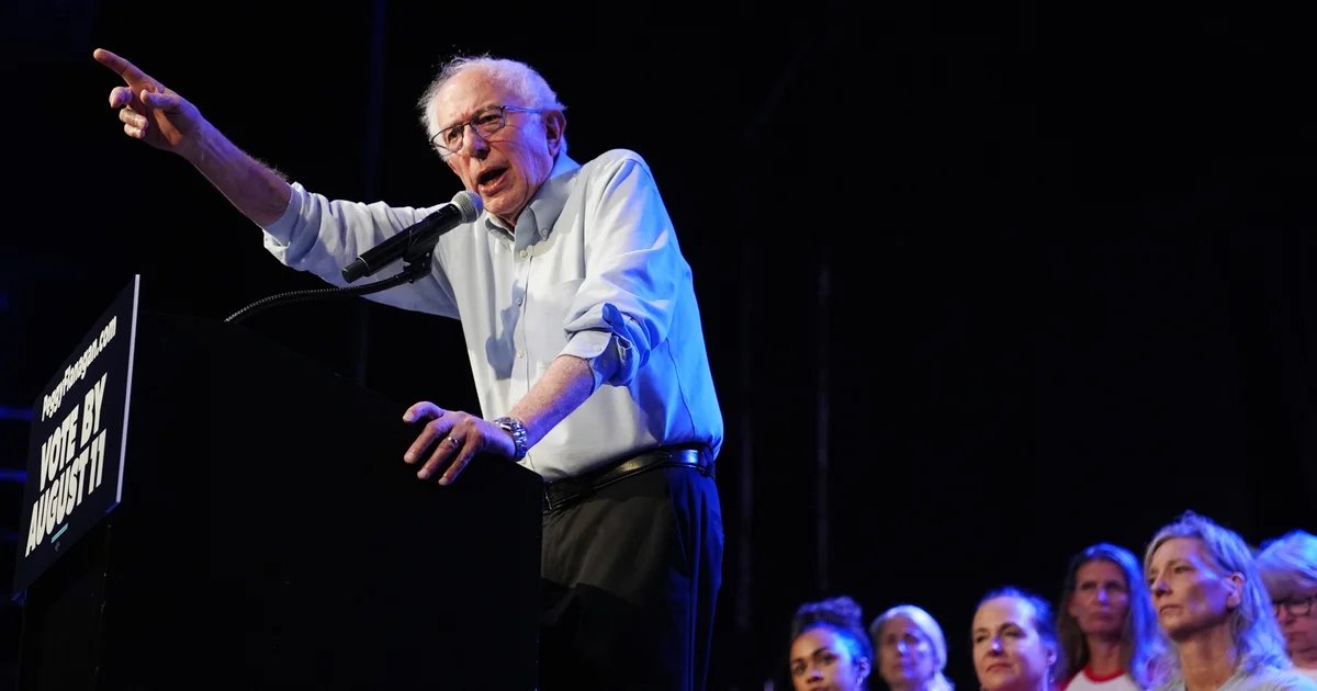 Bernie Sanders says the potential danger of AI is “probably greater” than nuclear weapons