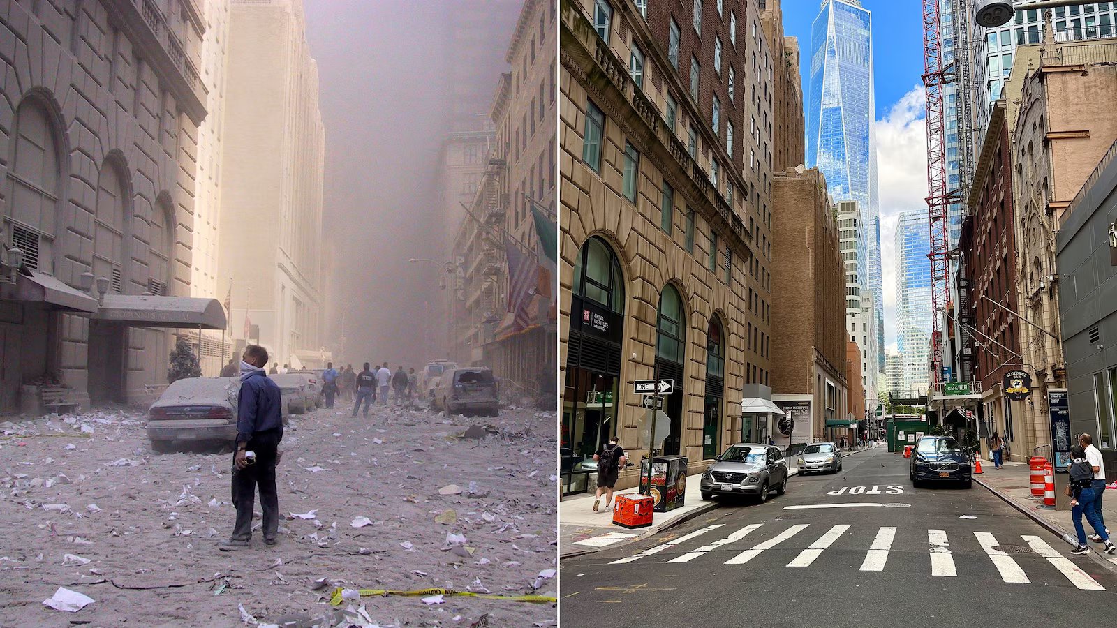 9/11 then and now: Photos show how the World Trade Center area has changed in 25 years