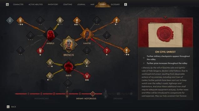 All Infamy Edicts In The Blood Of Dawnwalker – Vampire Court Guide