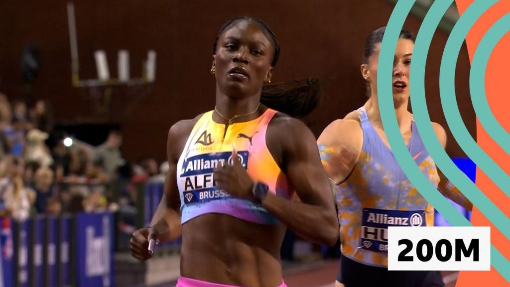 Alfred wins 200m as Hunt finishes third in Brussels