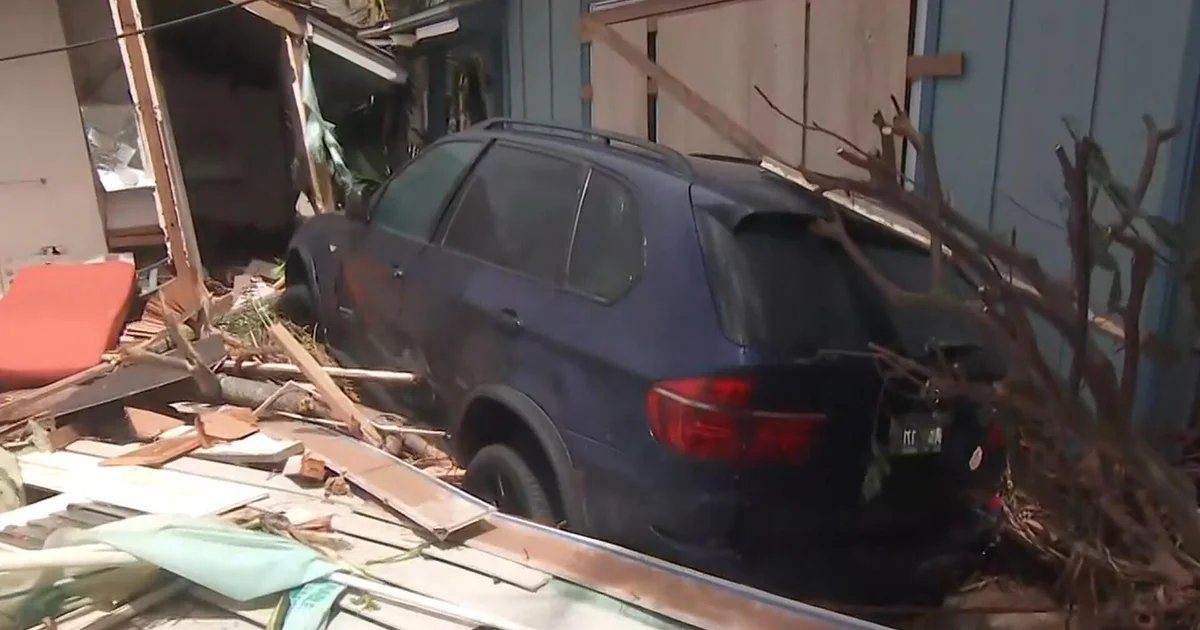 Hawaiian homes devastated by Hurricane Lowell
