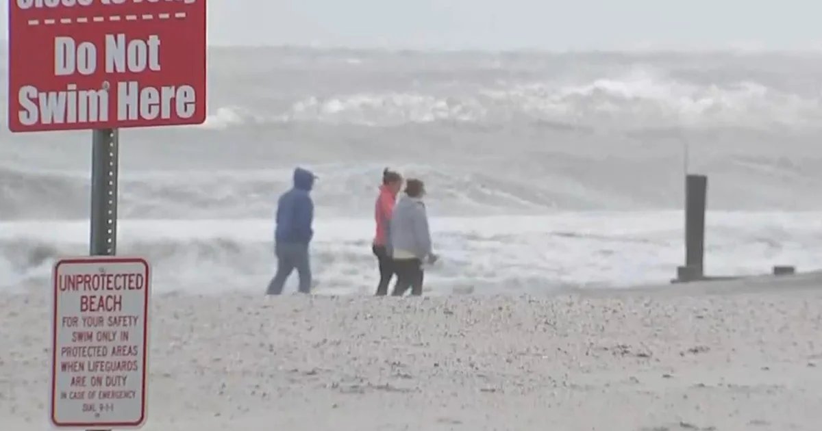 Nor’easter threatens East Coast with wind and rain