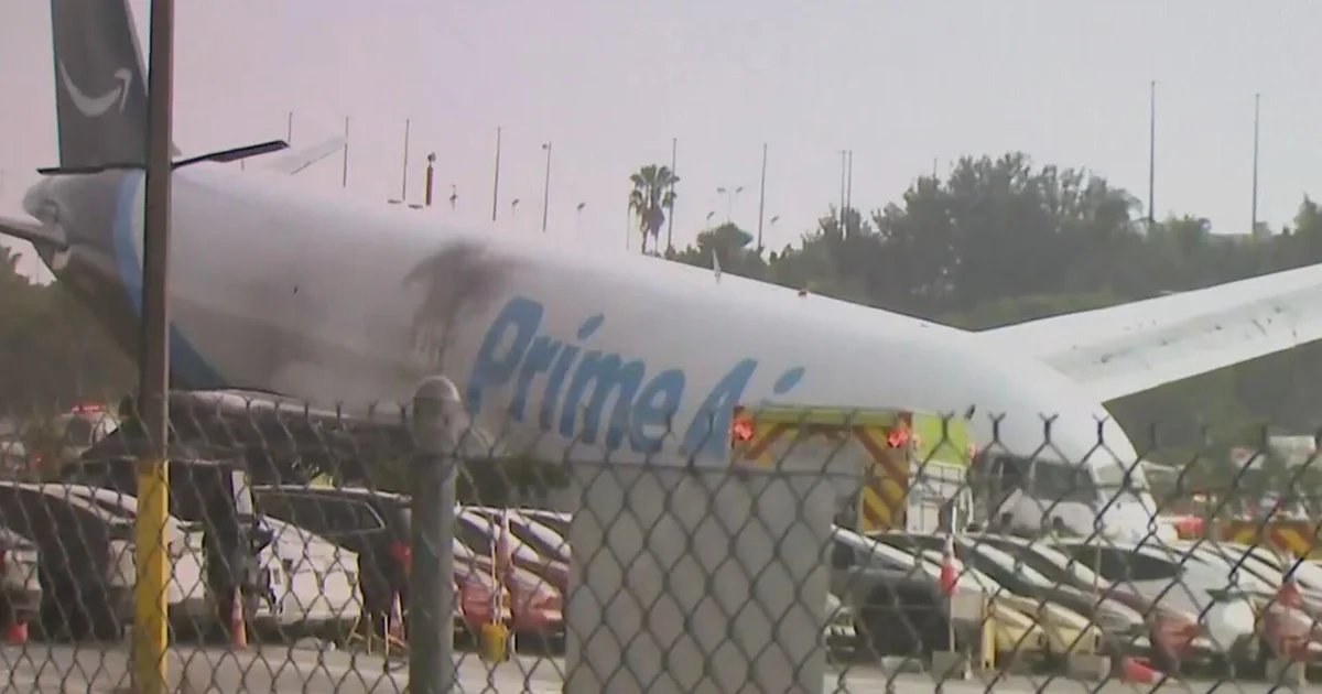 Officials investigating cause of deadly Amazon cargo plane crash in Miami