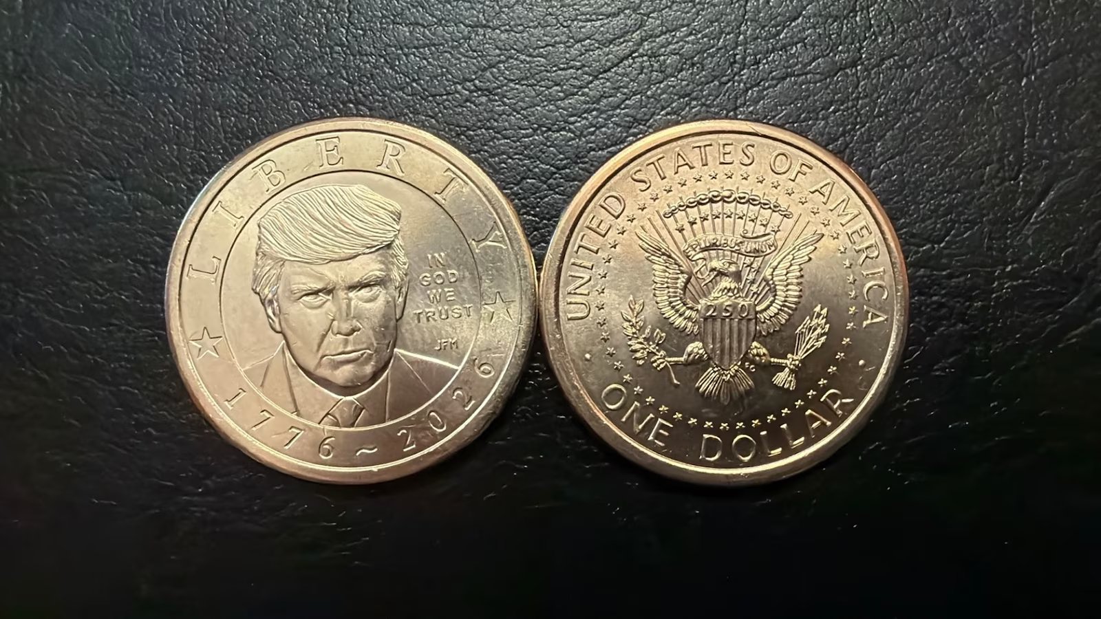 Trump’s face is now on money, with $1 coins going into circulation