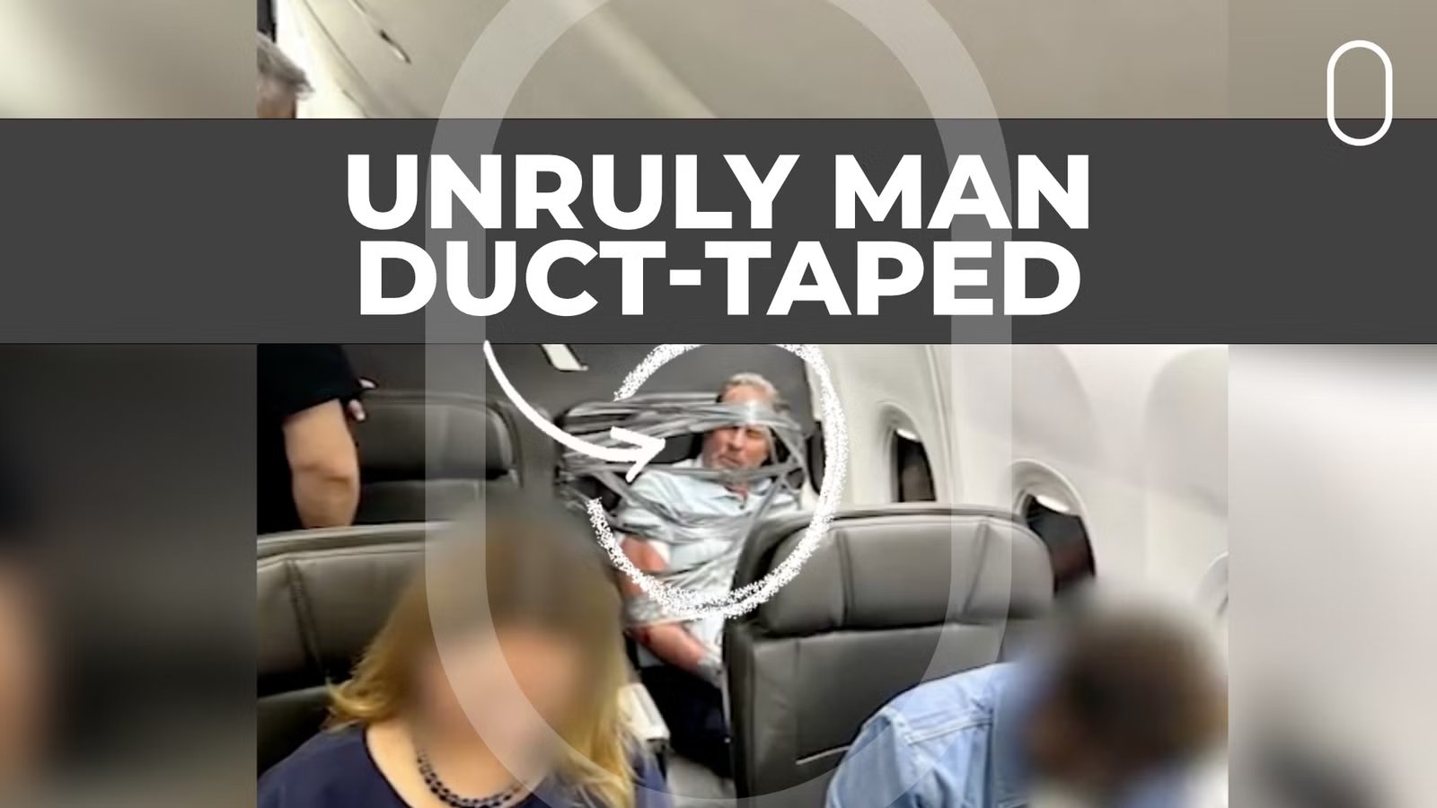 ‘Biting’ Man Duct-Taped To His Seat After Racist Abuse On American Airlines Flight