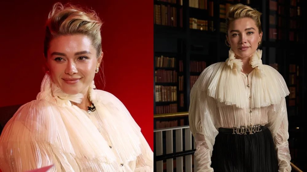 Florence Pugh Styles Rodarte and Bulgari in London for ‘East of Eden’