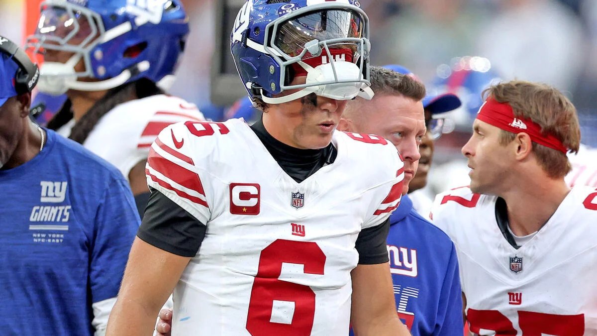 Jaxson Dart expected to undergo knee surgery, ending Giants QB’s 2026 season