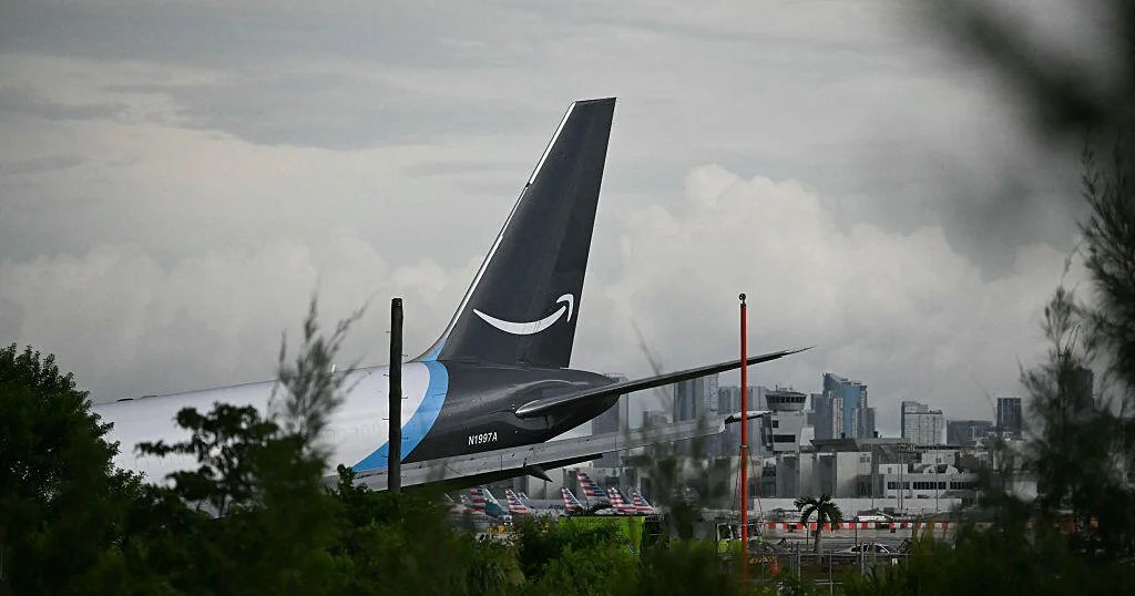 Amazon cargo plane crashes after overshooting Miami airport runway; at least 5 killed