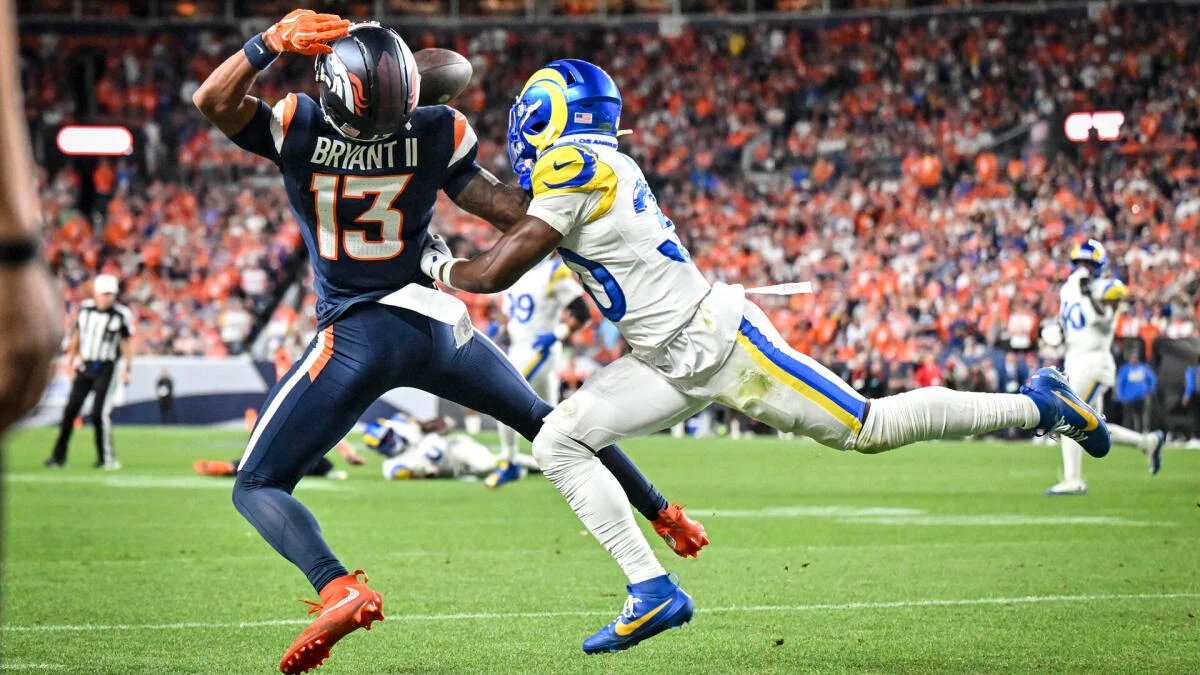 Controversial pass interference penalty sets up Broncos’ game-winning touchdown against Rams