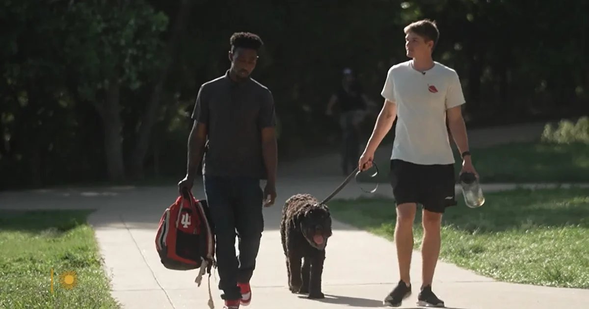 A former football star’s backpack becomes a lifeline