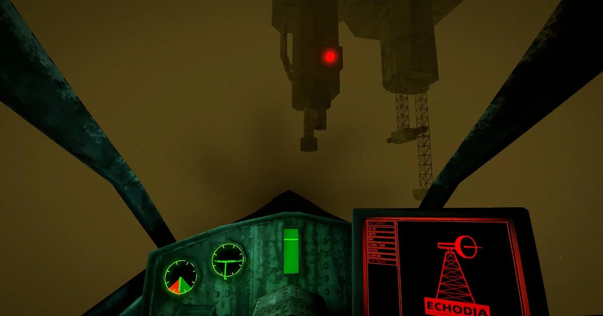Fly between radio outposts inside a murky megastructure in The Hollowing, a follow-up to the brilliant spelunking sim Lorn’s Lure