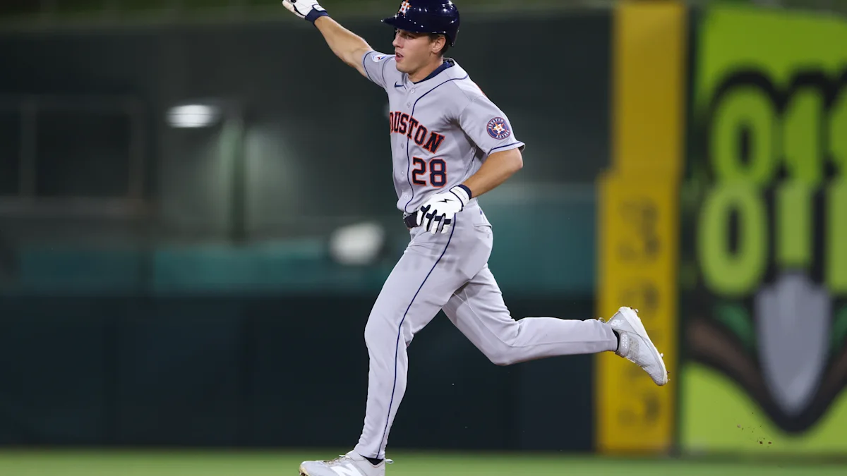 Astros rookie Lucas Spence hits his first 3 career homers in the same game
