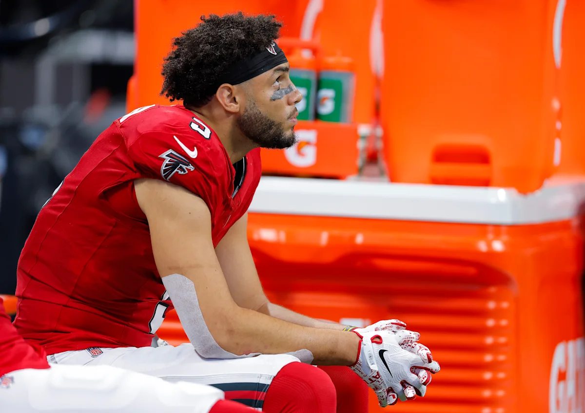 Falcons WR Drake London regrets getting into verbal altercation with fan amid blowout loss to Panthers