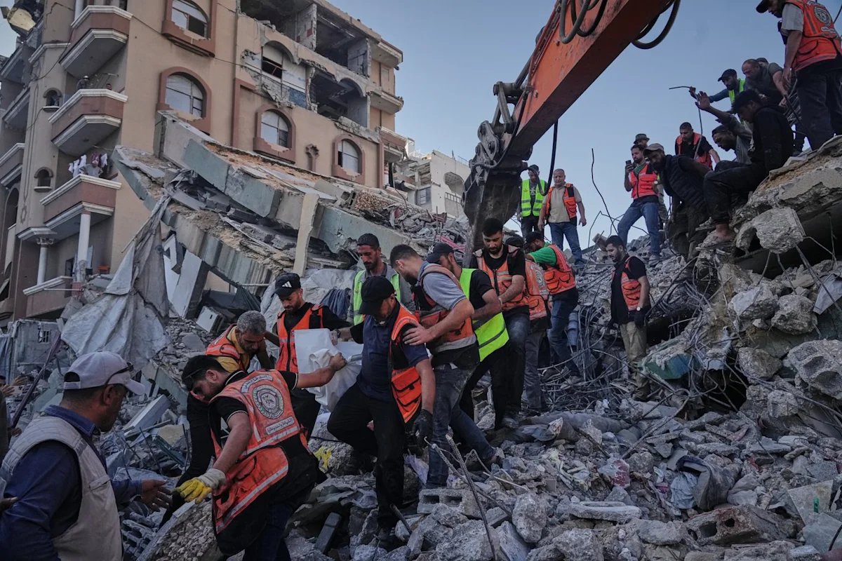 Building collapse in Gaza kills 21 as perilous conditions persist for Palestinians during truce