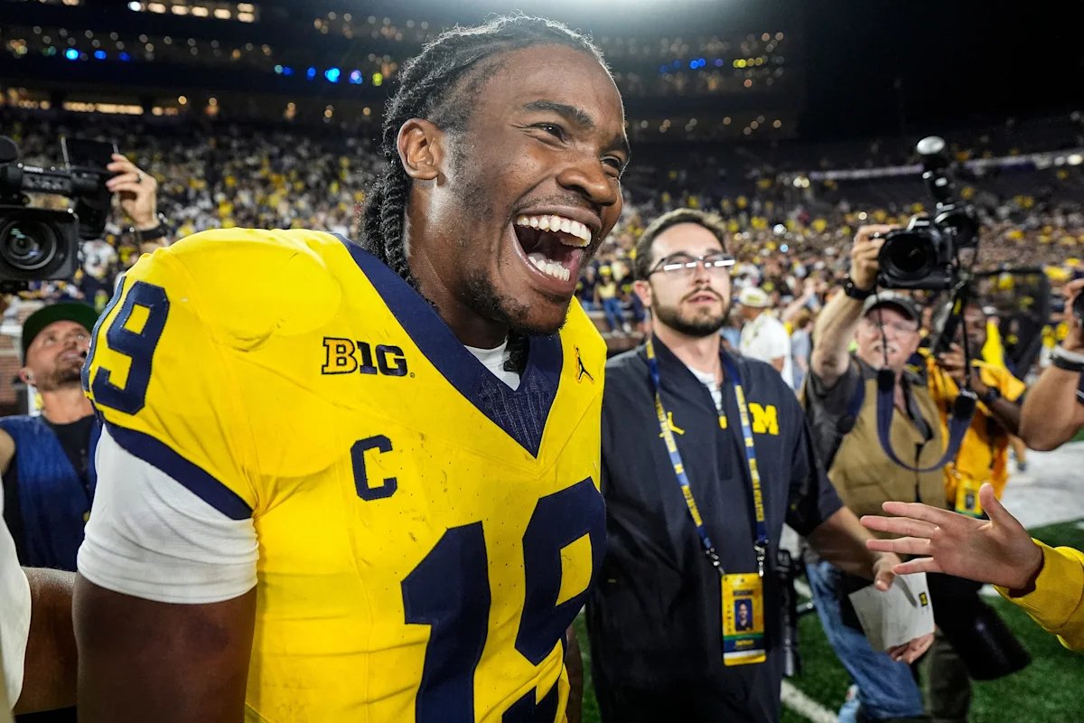 Bryce Underwood grade for Michigan football vs Western Michigan