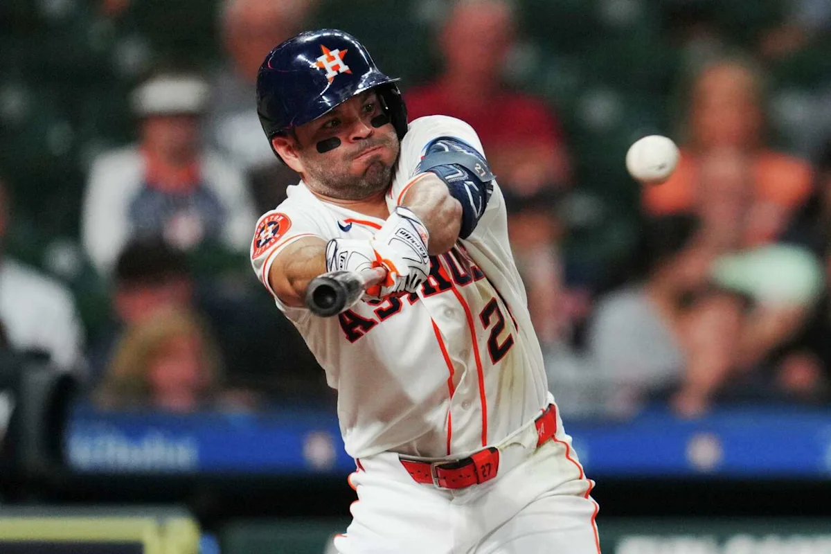 ‘We’re not panicking’: Astros hitters talk about pressure while falling into tie with Rangers