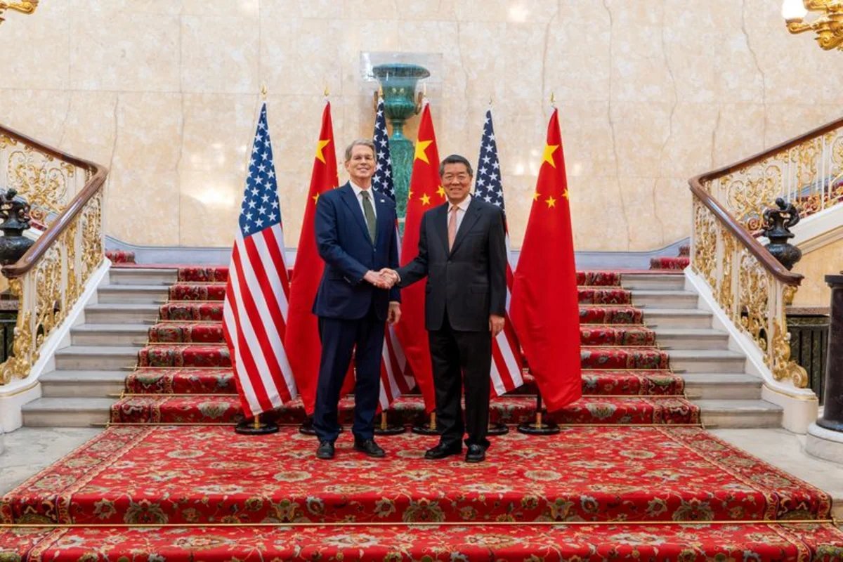 US Treasury’s Bessent, China’s He to launch talks on AI, trade, critical minerals