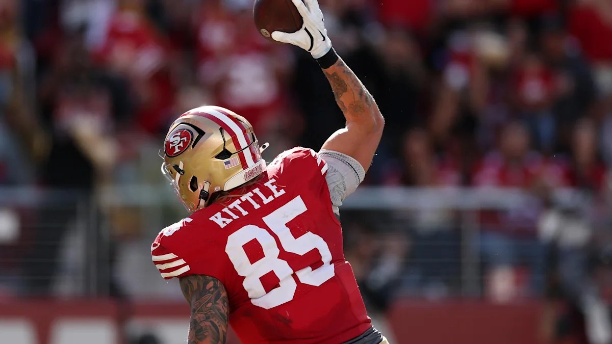 Why didn’t George Kittle take a knee? Kyle Shanahan didn’t tell him to