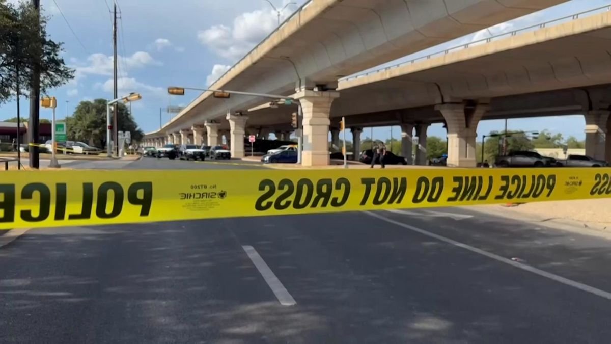 Scene after ICE agent shoots and wounds man in Austin, Texas
