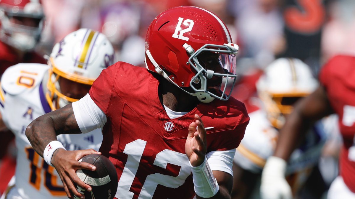 Grading Keelon Russell in first start at QB for Alabama in season-opening win over East Carolina