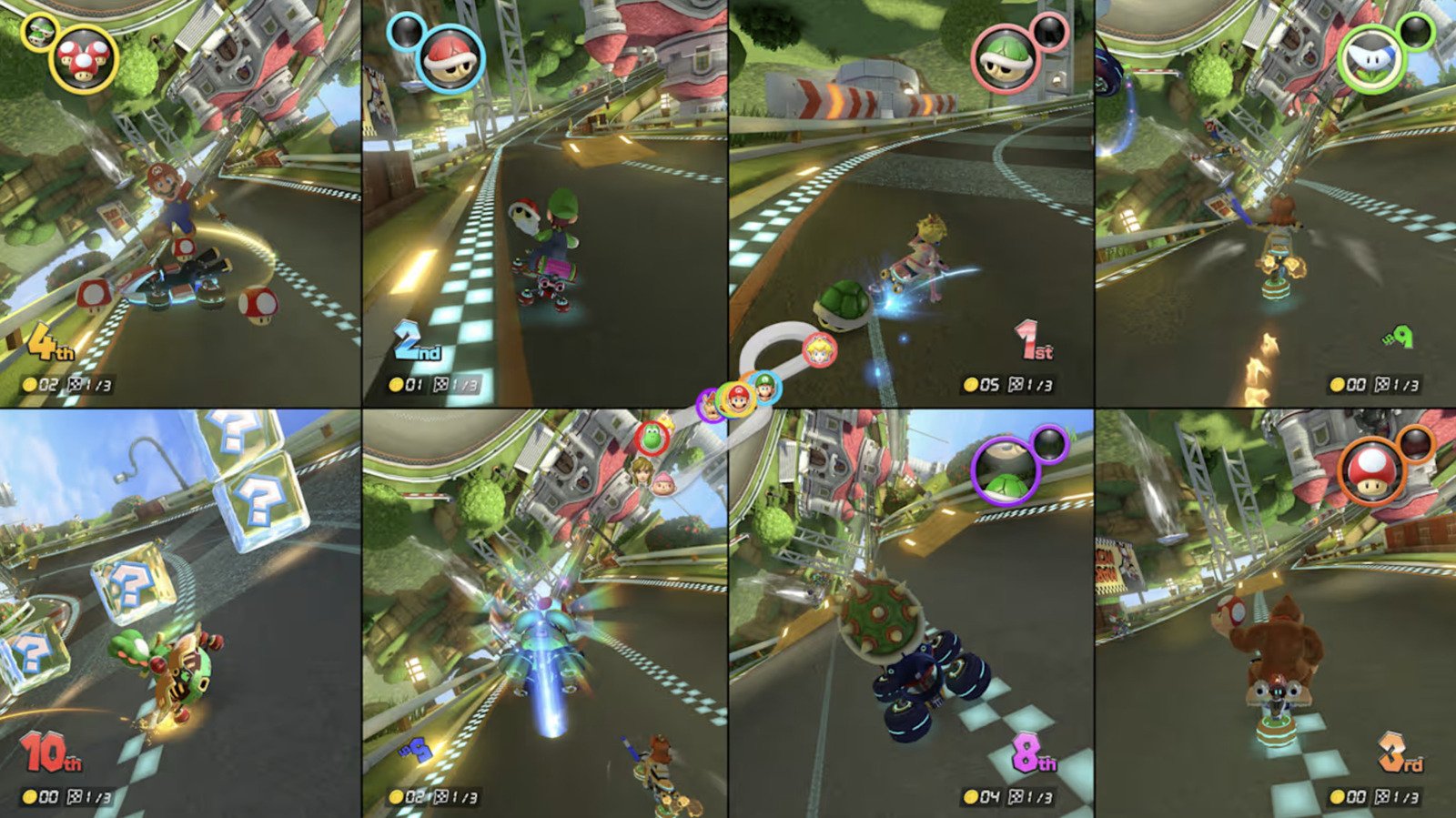 Nintendo’s Surprise Free Update For Mario Kart 8 Deluxe On Switch 2 Includes Eight-Player Split-Screen