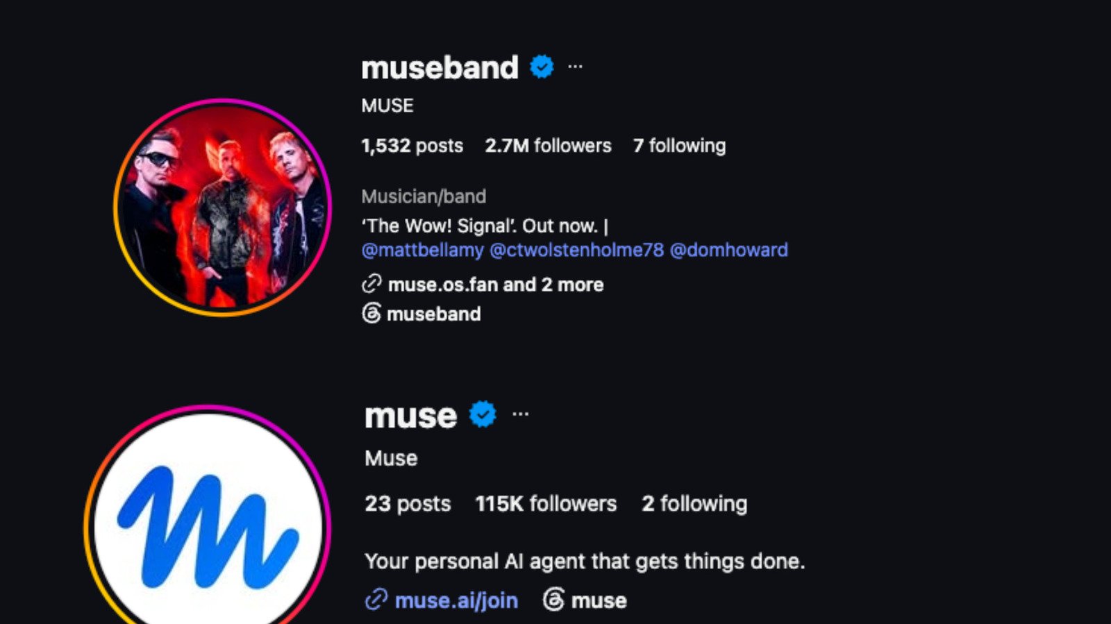 Muse, The Band, Lost Its Social Media Handles To Muse, Meta’s New AI Agent