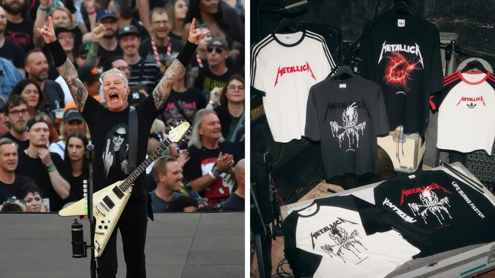 Metallica Taps Adidas for Las Vegas Residency Merch