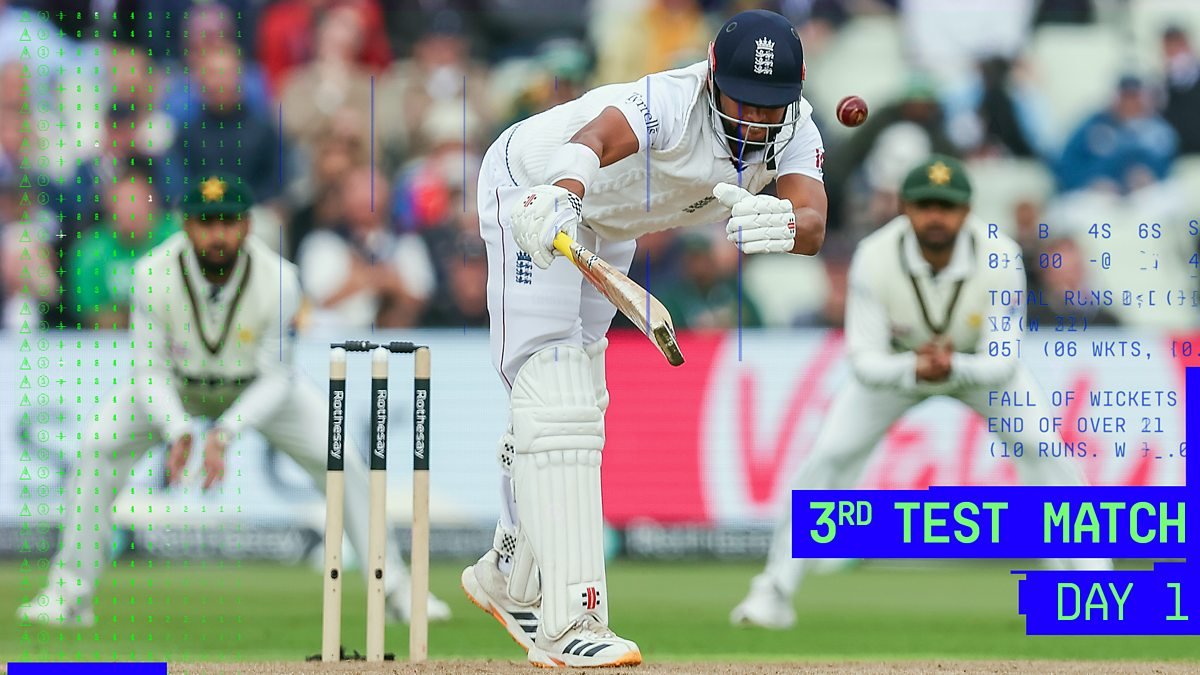 Today at the Test – day one highlights from Edgbaston