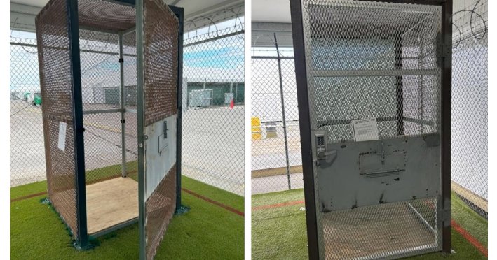 Alligator Alcatraz held detainees in “cramped conditions,” sometimes “small metal enclosures,” DHS watchdog finds