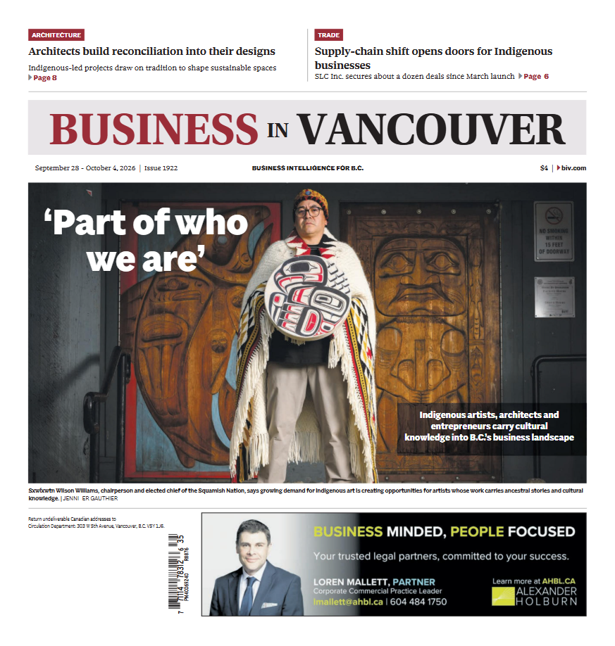 Business in Vancouver — Sept. 28, 2026