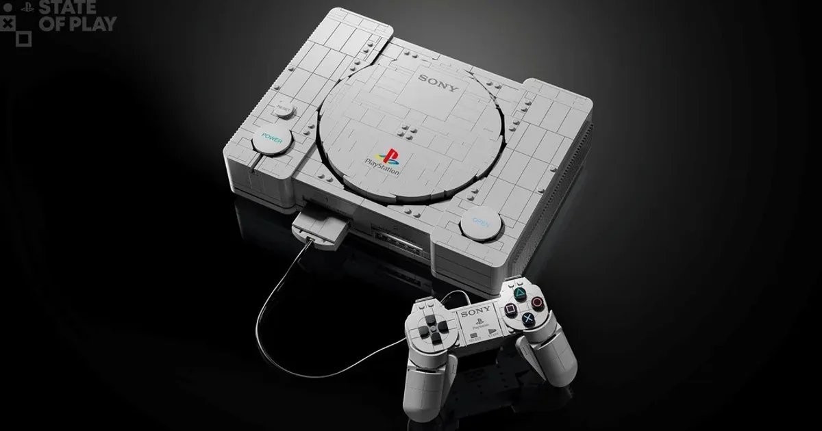 A Lego replica of the original PlayStation will be available next month