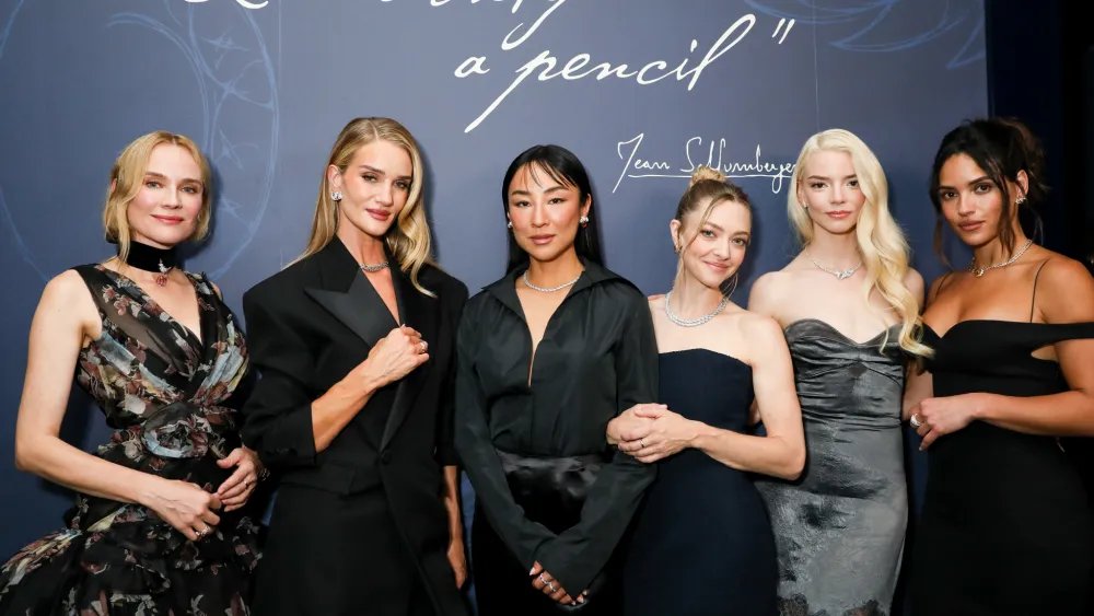 Greta Lee, Amanda Seyfried Fête Jean Schlumberger Conservation Project in Paris