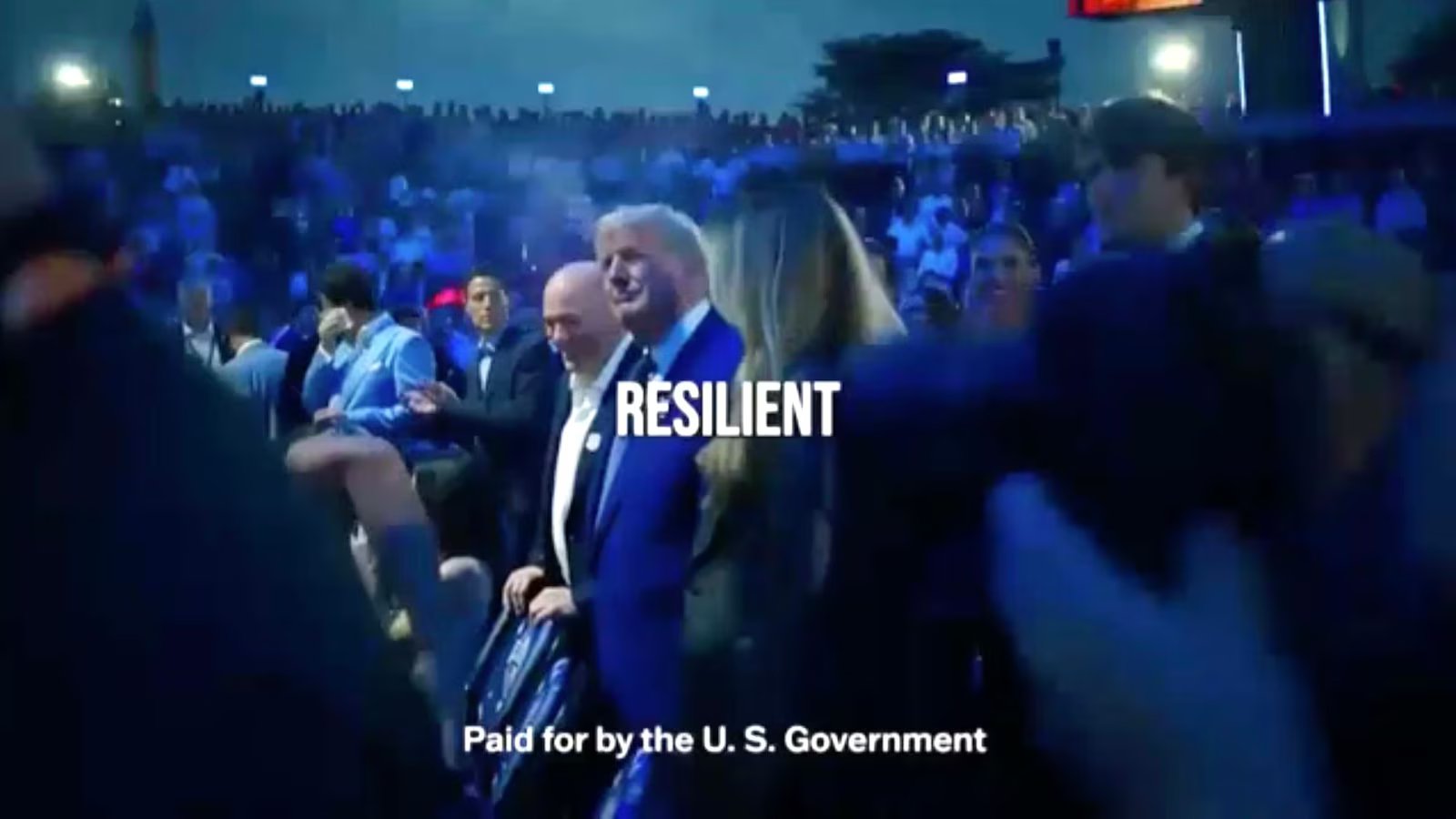 Is the administration’s pro-Trump ad on TV taxpayer-funded?