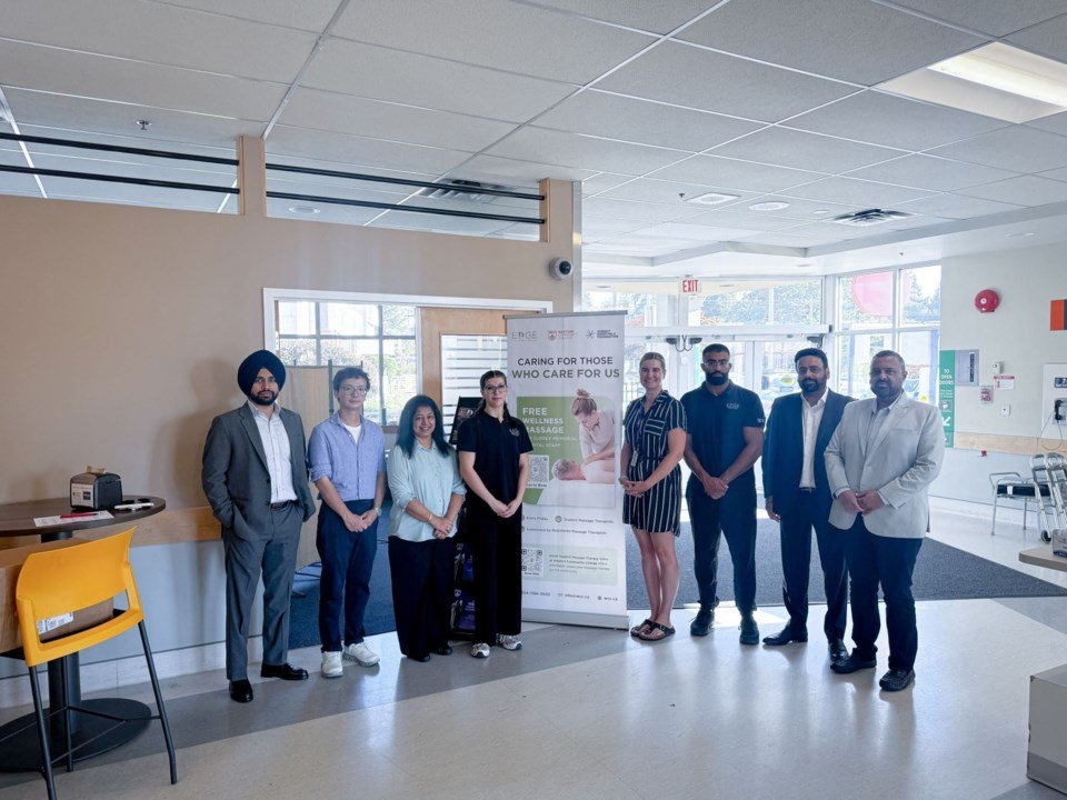 Surrey hospital staff can now get free wellness massages