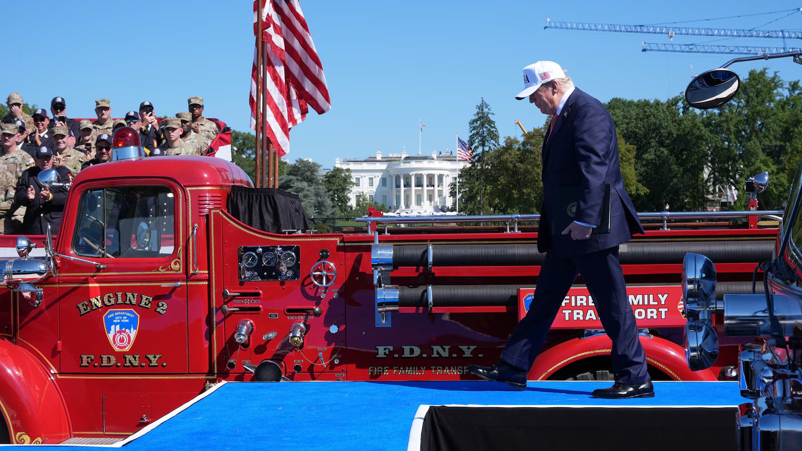 Trump honors 9/11 victims at the Ellipse, pledging to ‘never forget’