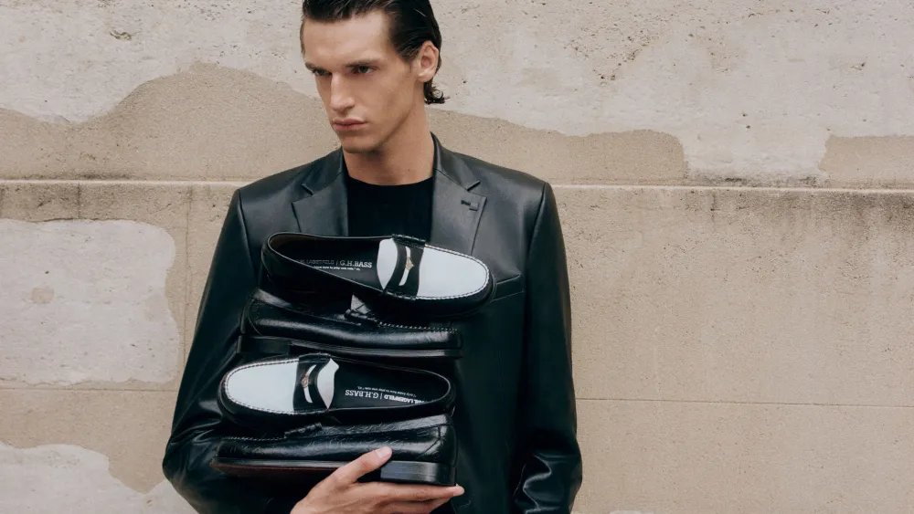 G.H. Bass Collaborated with Karl Lagerfeld on Penny Loafers