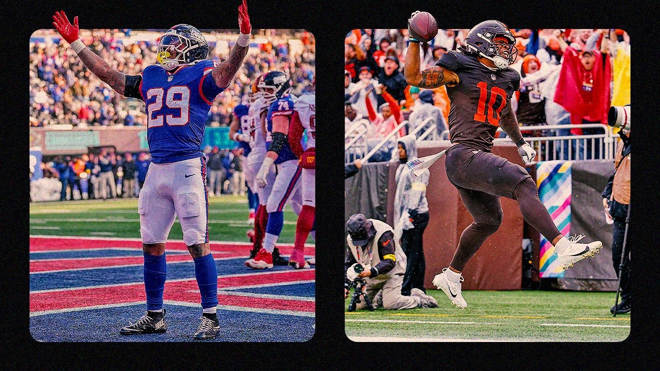 NFL Week 4 uniforms: Browns wearing ‘Alpha Dawg’ look; Giants go ‘Legacy’