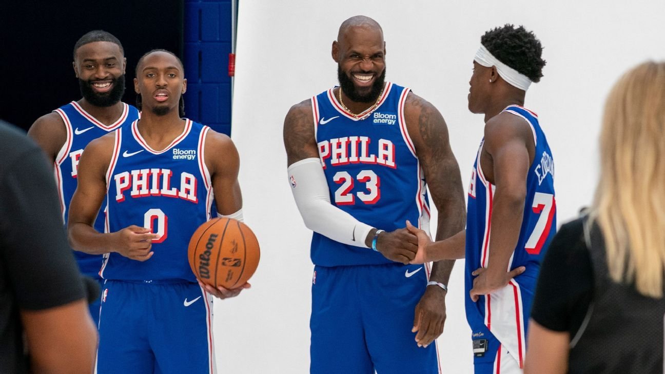 LeBron James calls scrimmage ‘great first step’ for new-look 76ers