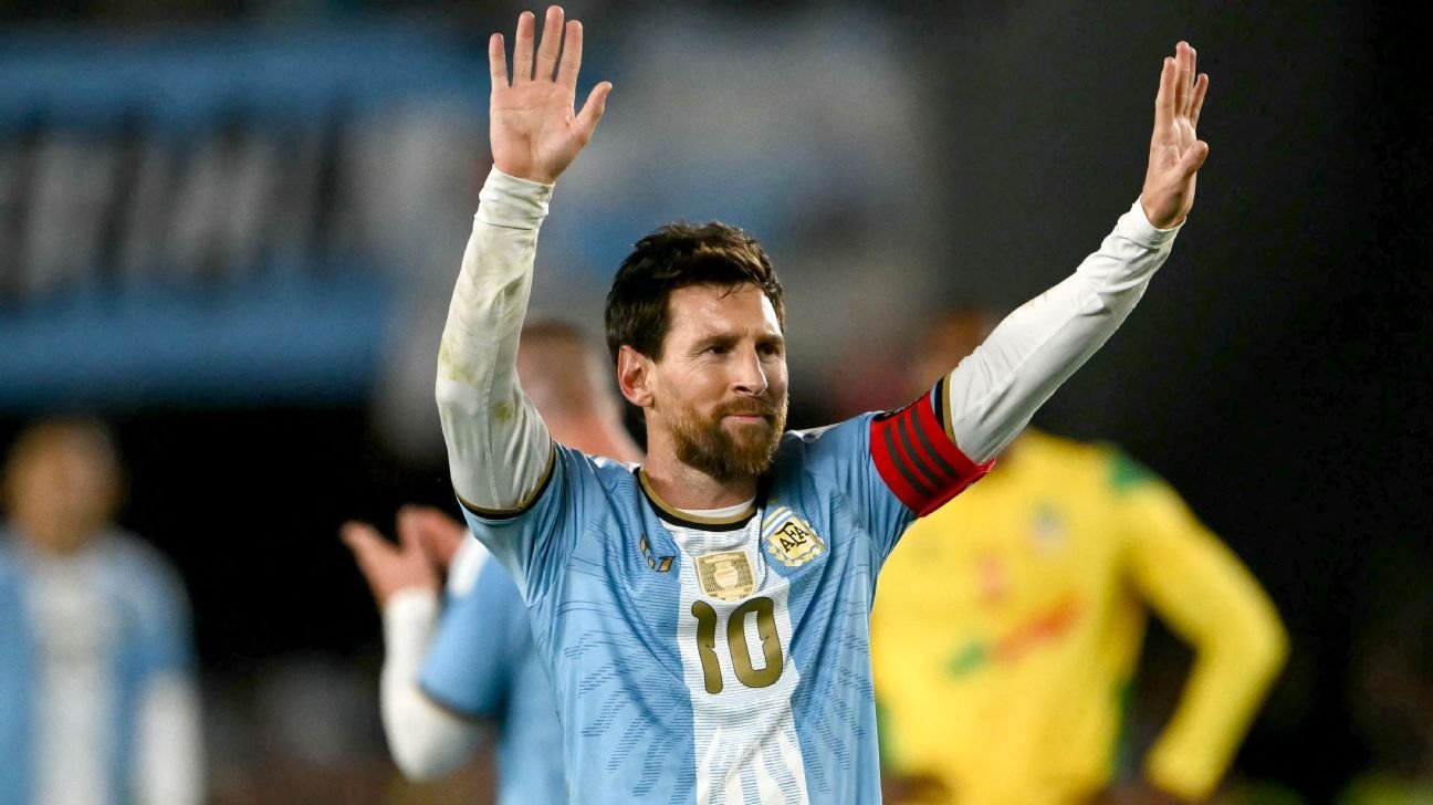 Lionel Messi scores in tearful ‘last tango’ for Argentina