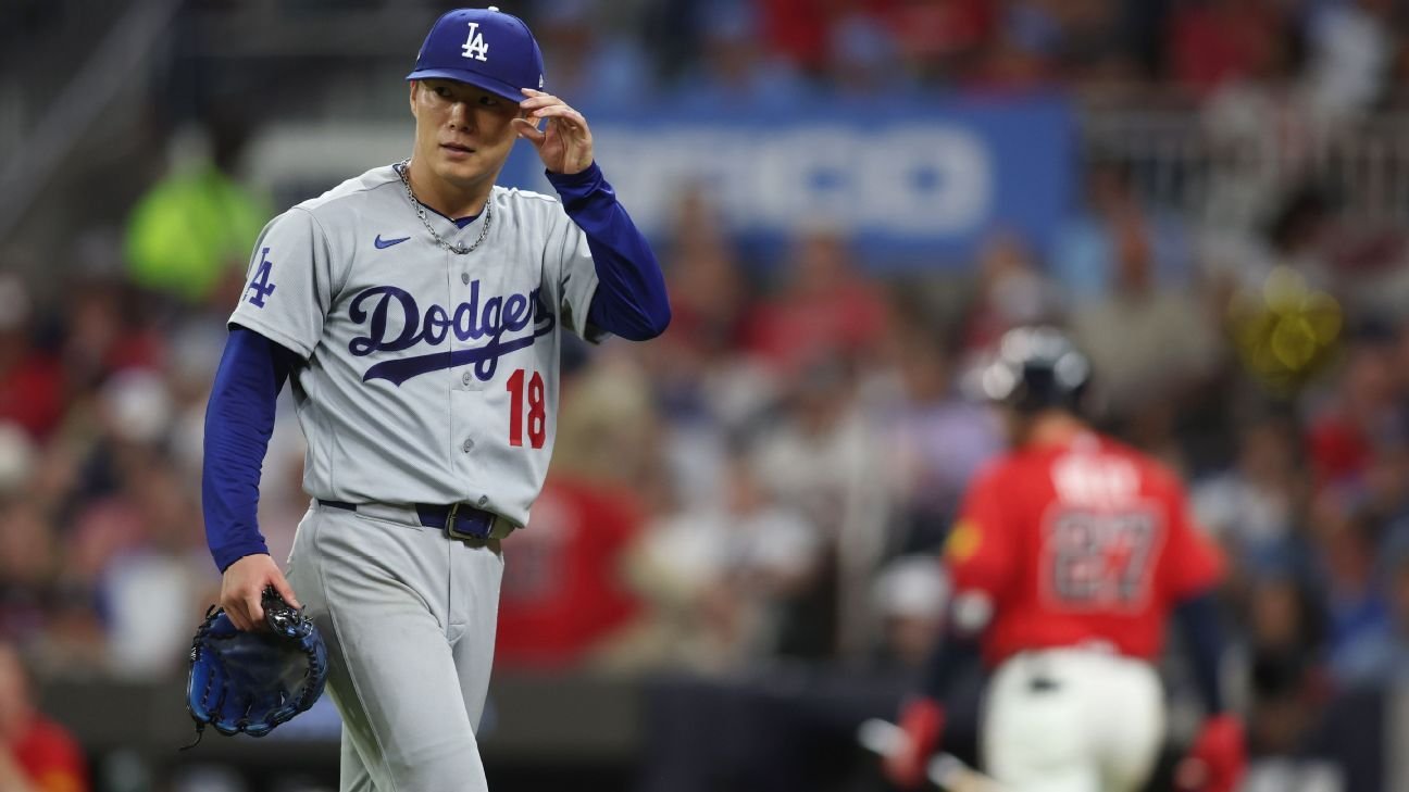 Yamamoto pitches Dodgers to Game 3 win, 2-1 NLDS lead vs. Braves