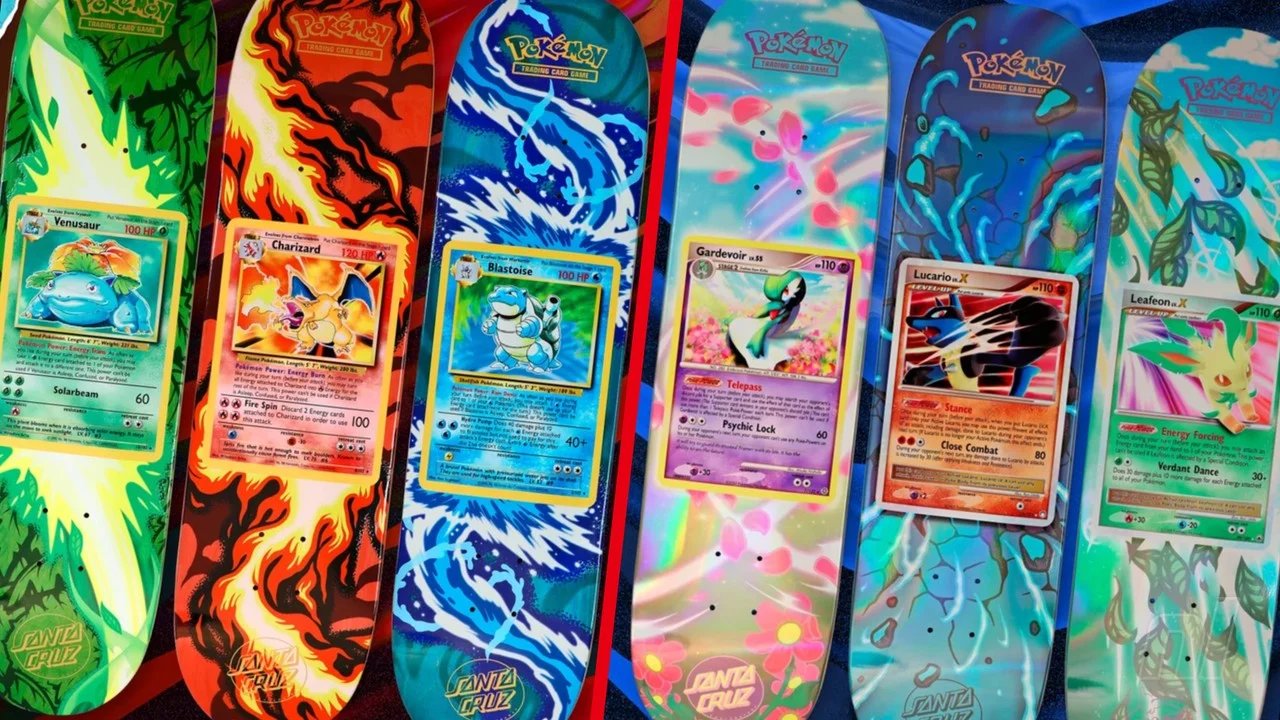 Pokémon ‘Blind Bag’ Skateboard Decks Return In New Santa Cruz Collaboration