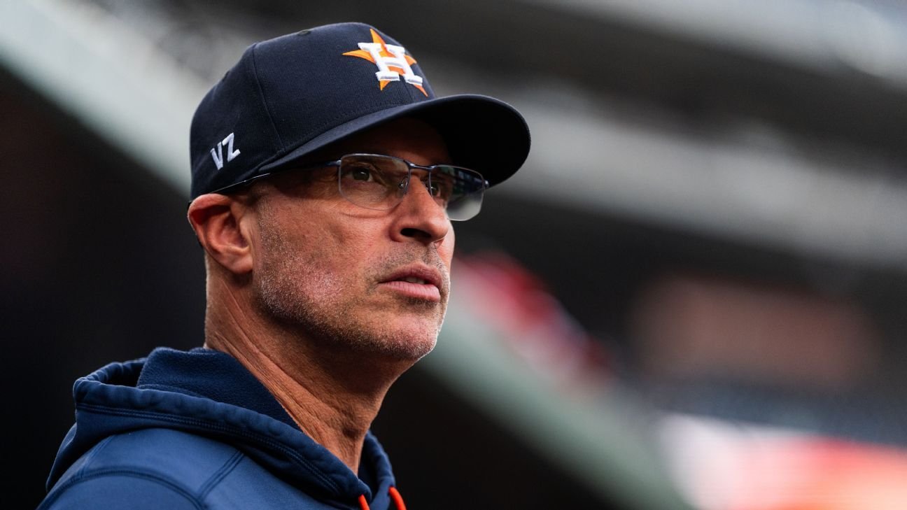 Astros will not renew contract of manager Joe Espada