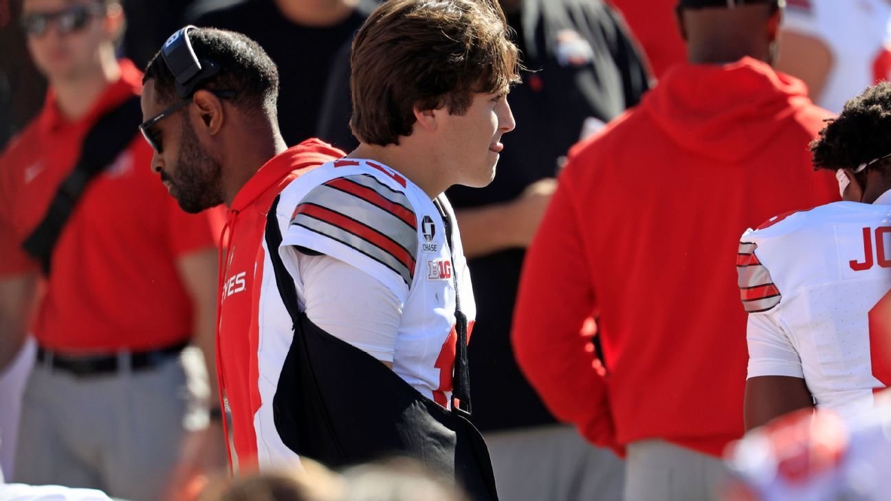 Julian Sayin out ‘several weeks,’ Ohio State’s Ryan Day says