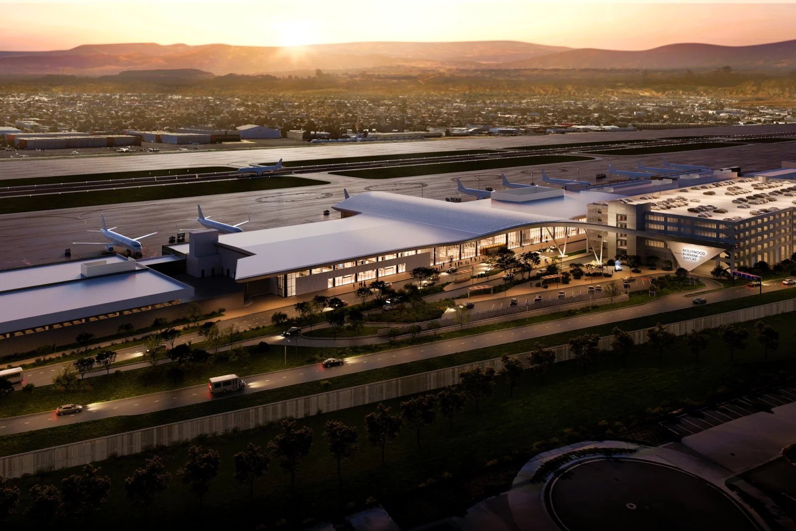 Inside the new $1.3 billion terminal at Burbank Airport