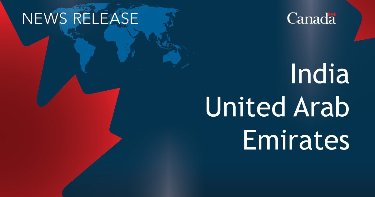 Minister Anand to travel to India and the United Arab Emirates