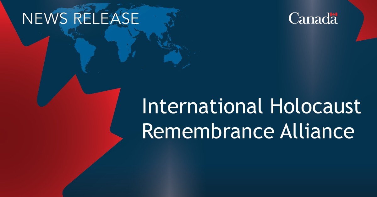 Minister Anand announces Canada’s new Head of Delegation to the International Holocaust Remembrance Alliance 