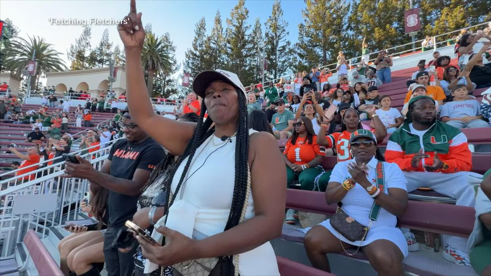 WATCH:  Mom with flying fear drives to all son's college football games
