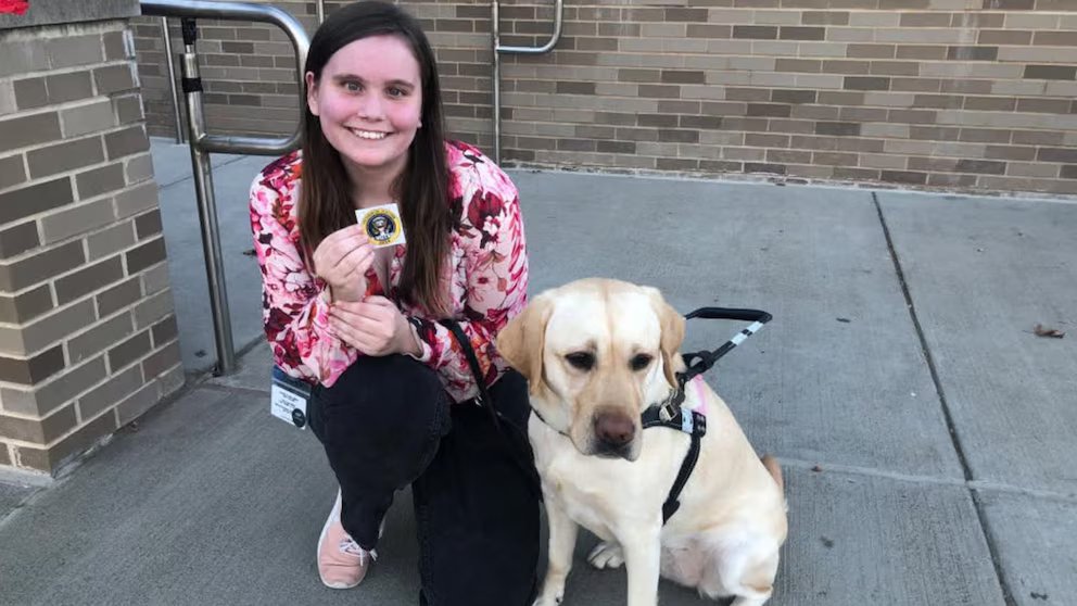 WATCH:  Blind student, guide dog enjoy adventures in Scotland