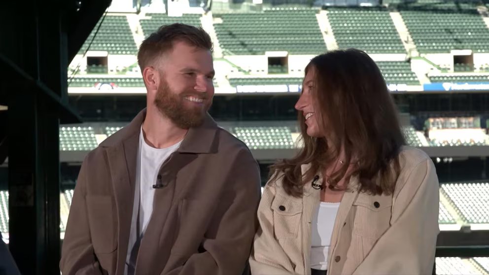 WATCH:  Jake Bauers speaks out before World Series with wife