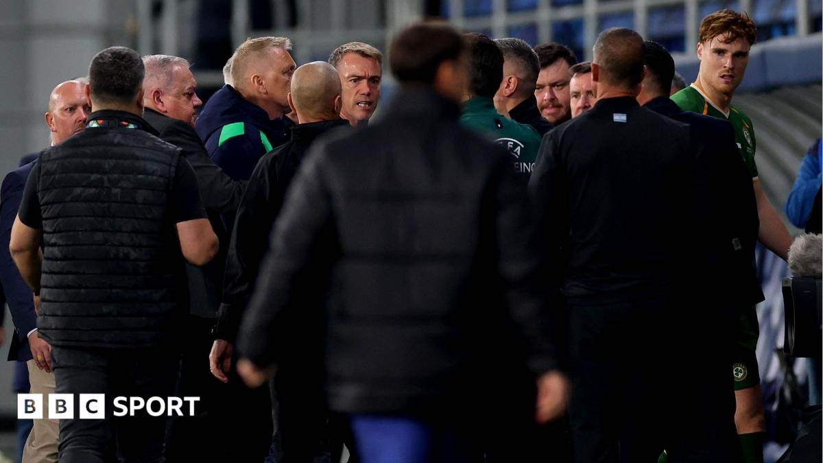 Republic of Ireland 1-1 Israel: Heimir Hallgrimsson says Israel ‘tried to intimidate us’ amid spitting row